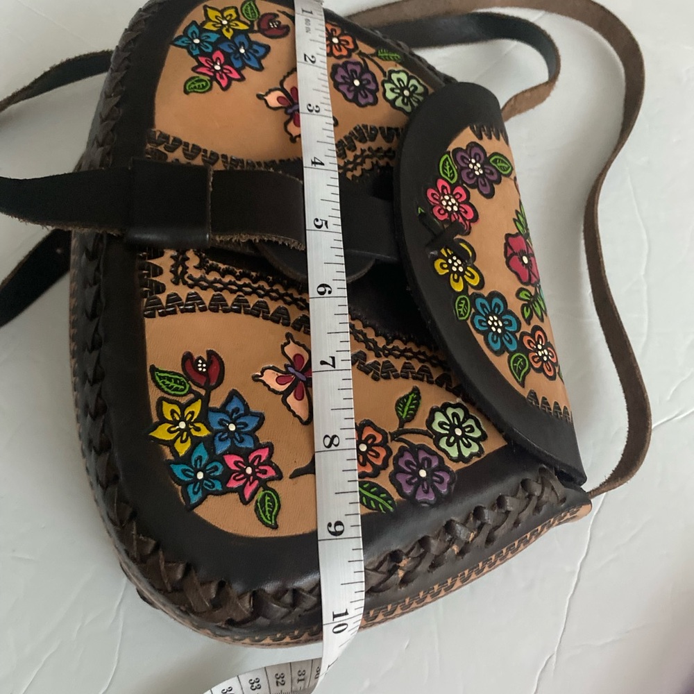 Mexican Leather Crossbody Bag - Picture 13 of 13